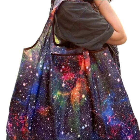 Galaxy Pattern Tote Bag - Picture 4 of 5